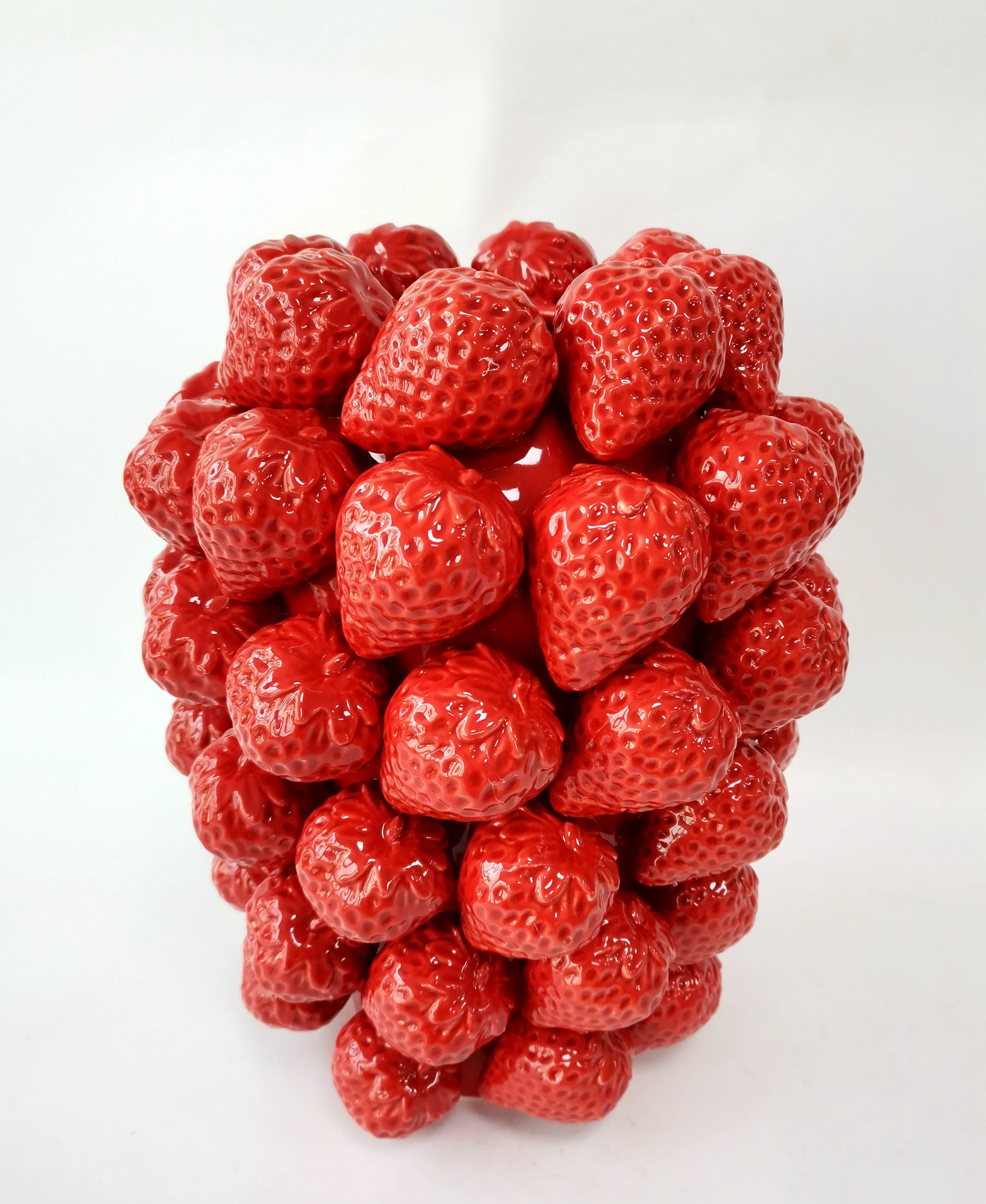 Fruit Collection Strawberry Vase Home Decoration Pot Ceramic Fruit Vase