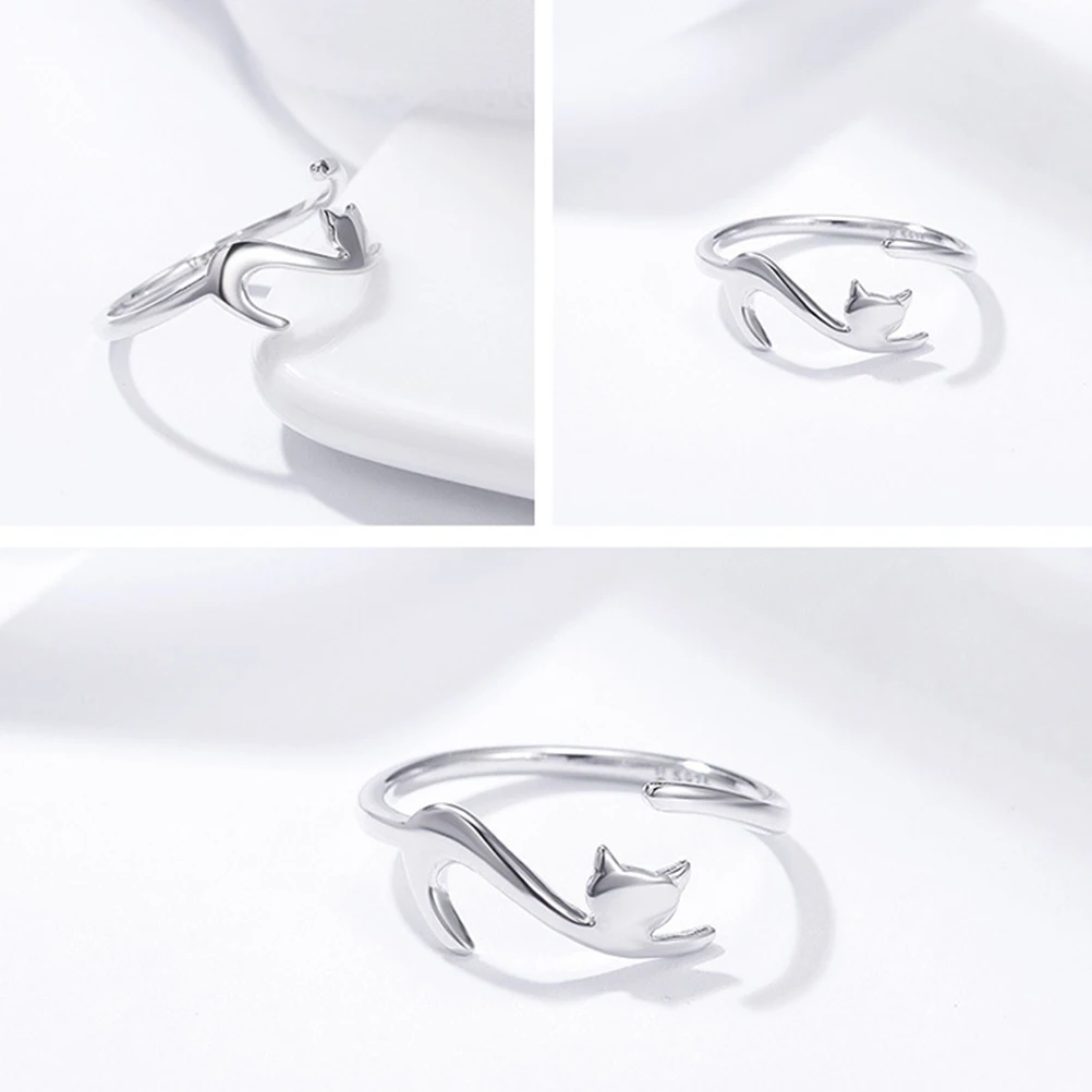 

Adjustable Fashion Women Finger The Sterling Silver Jewelry Metal