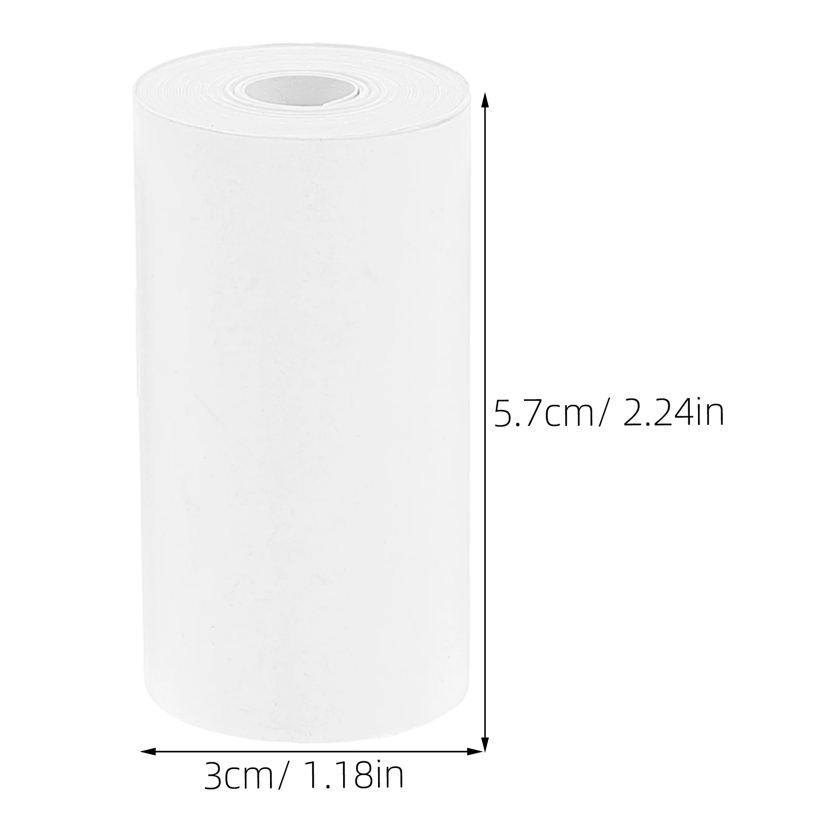 10 قطعة لفات ورق الإيصالات الحرارية 57x30 مللي متر لفة ورق حراري للطباعة ماكينة تسجيل المدفوعات النقدية في السوبر ماركت