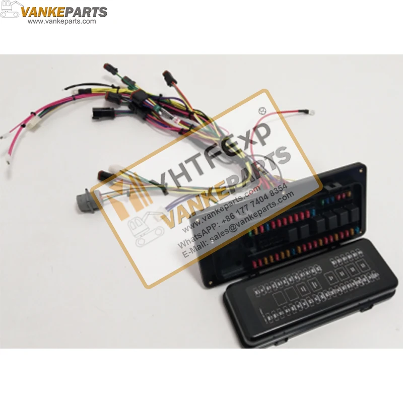 Vankeparts Excavator 320Cu Fuse Box Wiring Harness Assembly High Quality Part No.: 186-4536