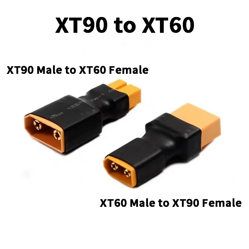 

XT90 Plug Male / Female To XT60 Female / Male Connector Conversion Adapter for RC Airplane Quadcopter Parts