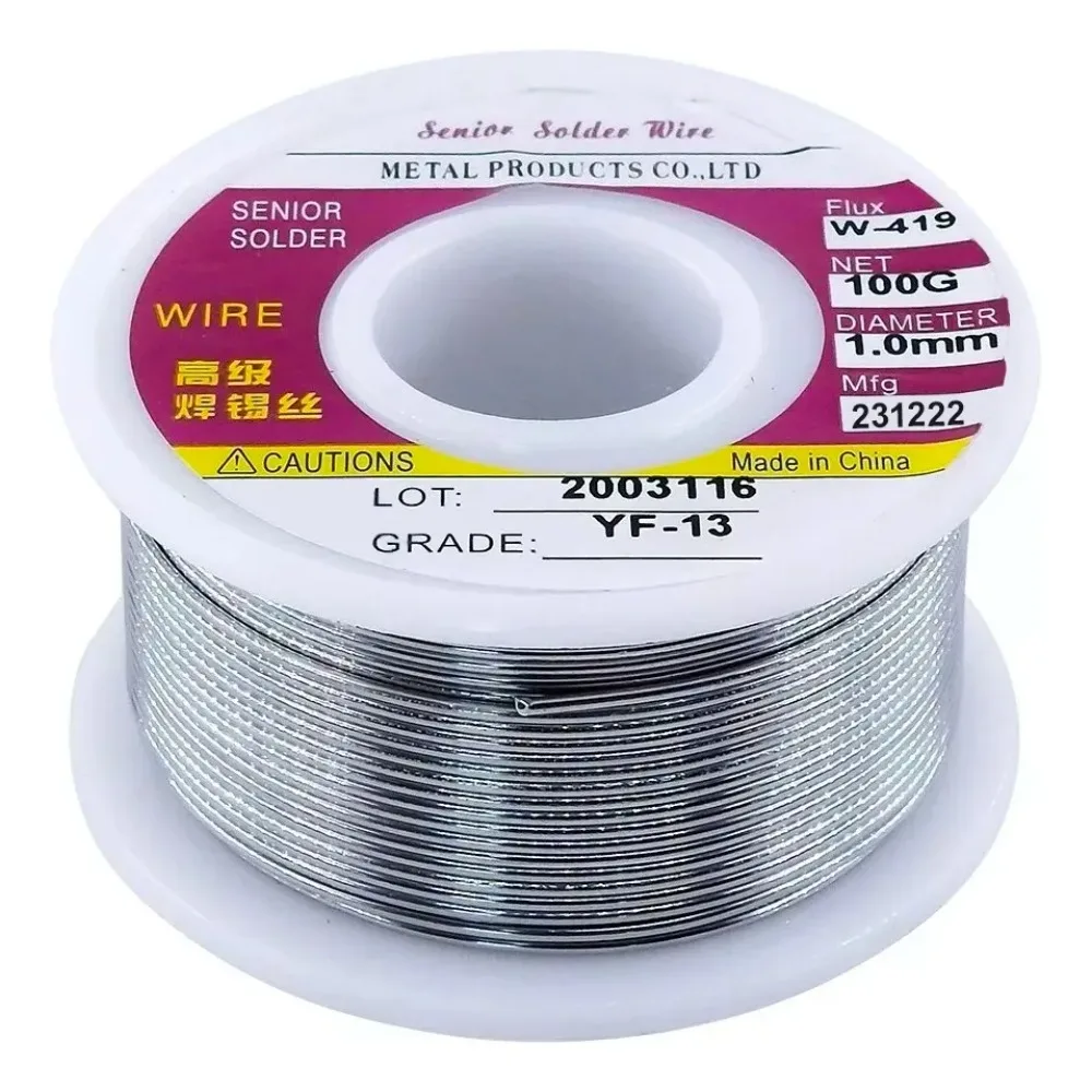 500/300/100G Tin Wire Soldering Wire with Flux Melt Rosin Core Solder Roll No-clean Electrical Repair Solder For Soldering