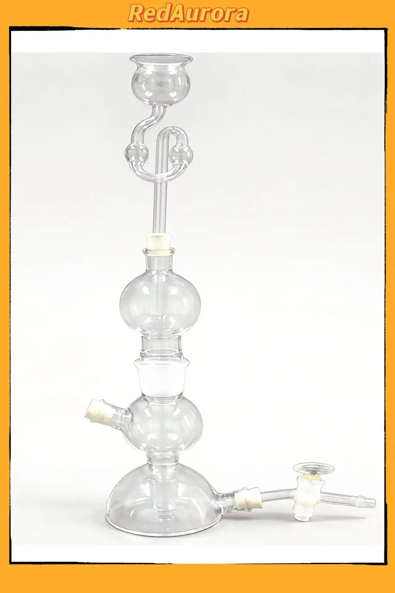 125ml,250ml/Set Kipp's Apparatus ,Hydrogen Generating Glass Device,Gas Generating Device Lab Supplies