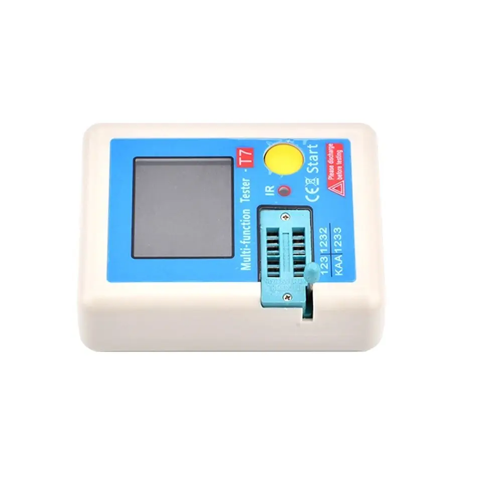 Multi-Function LCR-T7 Transistor Meter Multimeter Full Color Display Resistance Tester Ohm Meter ESR Electrical Tester Triode