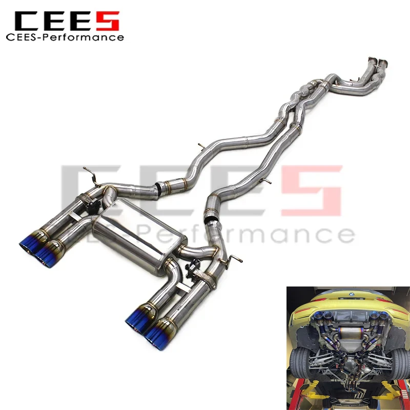 

Клапан cees Performance, глушитель выхлопных труб для BMW M3/M4 F80/F82, выхлопная система Valvetronic Catback, выхлопная труба