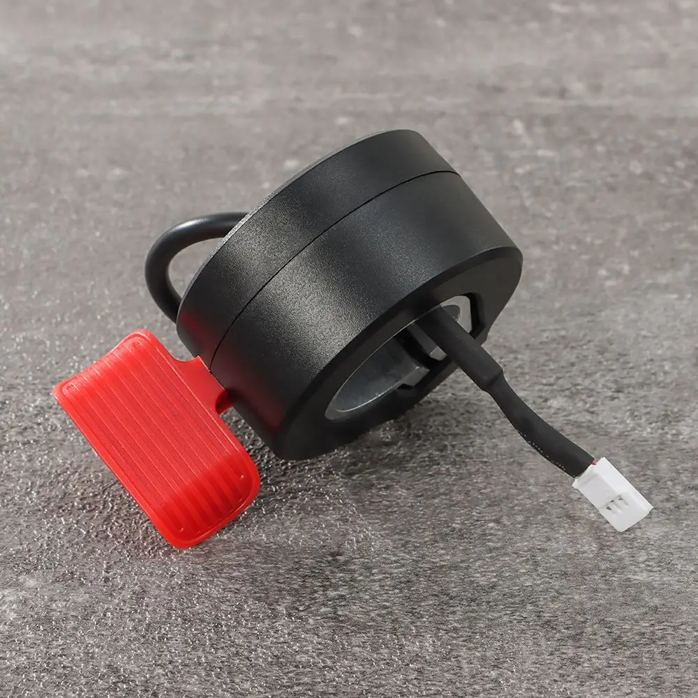 Black/Red For Bafang BBSHD 36V 48V Waterproof Connector Finger Thumb Throttle Ebike Thumb Throttle Electric Bicycle Accessories