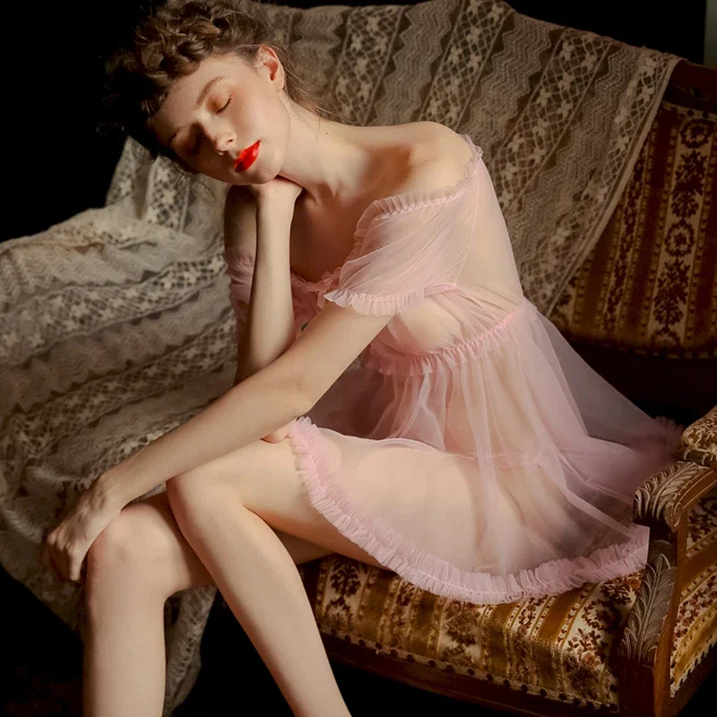 Новое порно, прозрачная одежда для сна, женское нижнее белье, сексуальные пижамы, комплекты экзотических платьев, эротическая одежда для стриптиза, горячий секс-комплект, тонкая ночная рубашка