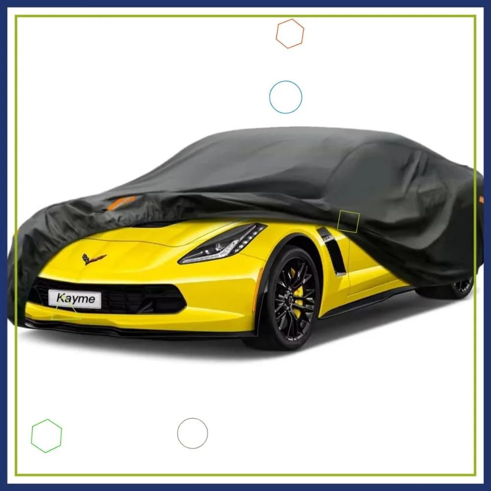 

7-Layer Waterproof Car Cover for Chevrolet Corvette C4/C5/C7/C8 (1980-2025) All Weather Protection