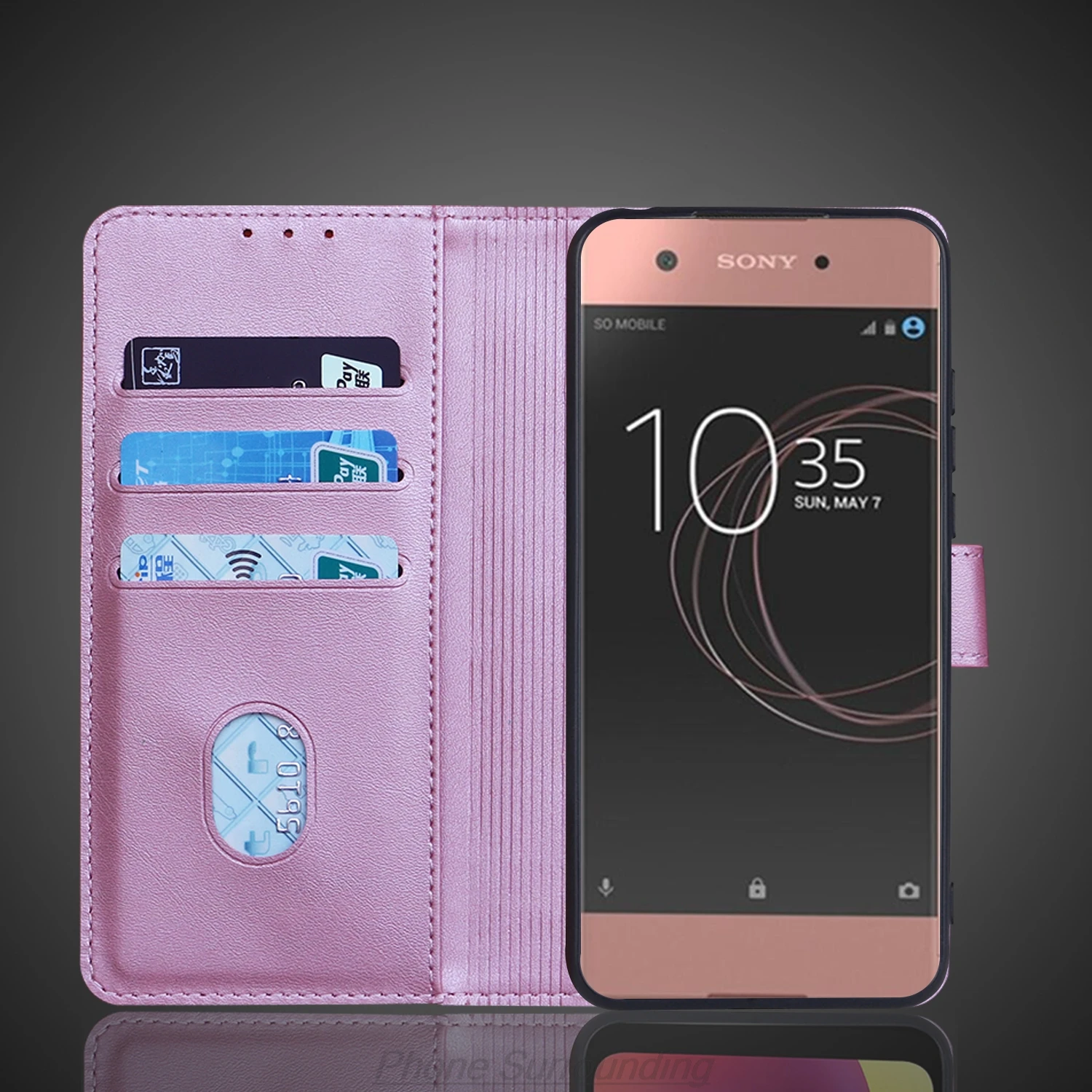 Wallet Flip Cover Pu Leather Case for Sony Xperia XA1 G3121 G3123 G3125 Card Holder Phone Bags Protective Holster Fundas Coque