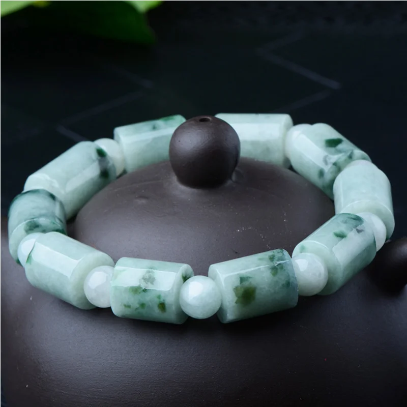 Myanmar Festival High as Right as Rain Bracelet Jade