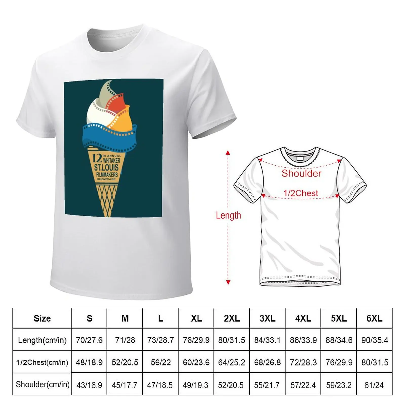 Icecream Work T-Shirt heavyweights quick-drying boys animal print summer tops plain t shirts men