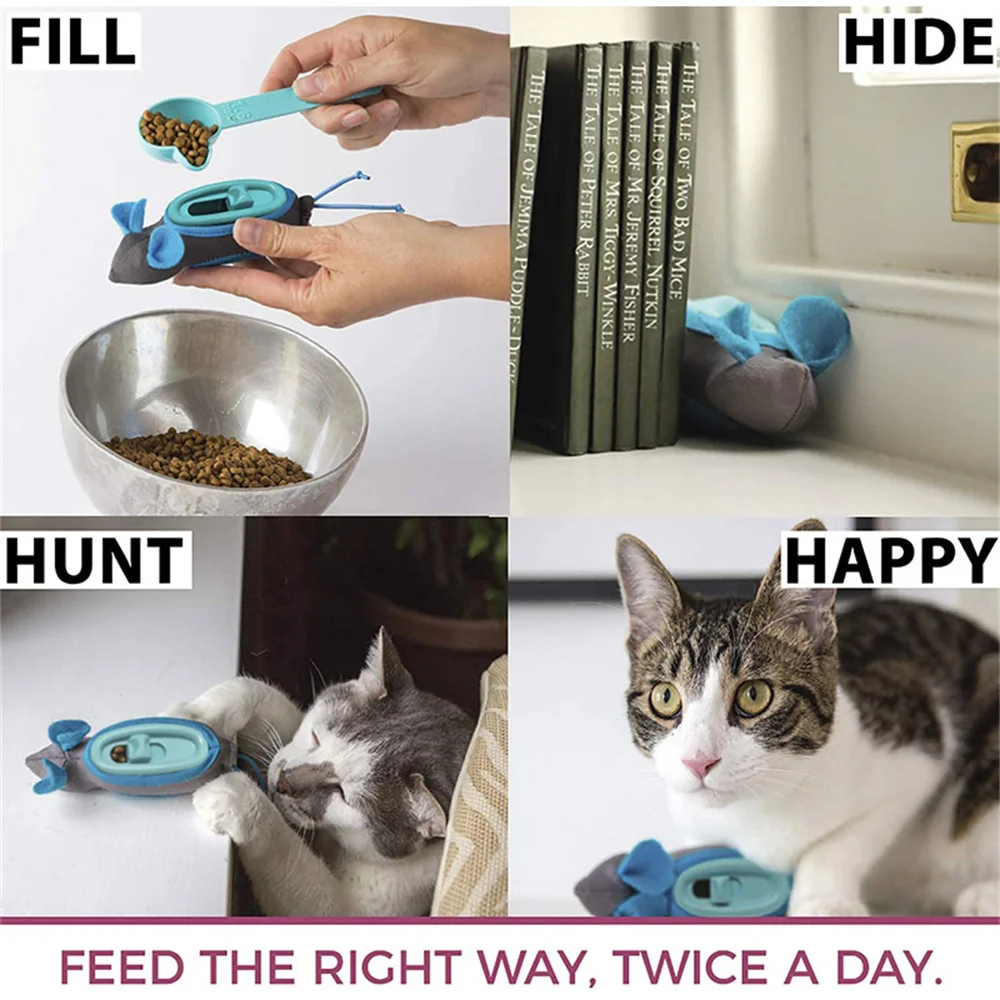 Cat Toy Indoor Hunting Snacker Dispenser Slow Feeder Funny Leakage Food Toy for Cats Who Love to Search and Hunt Pet Accessories