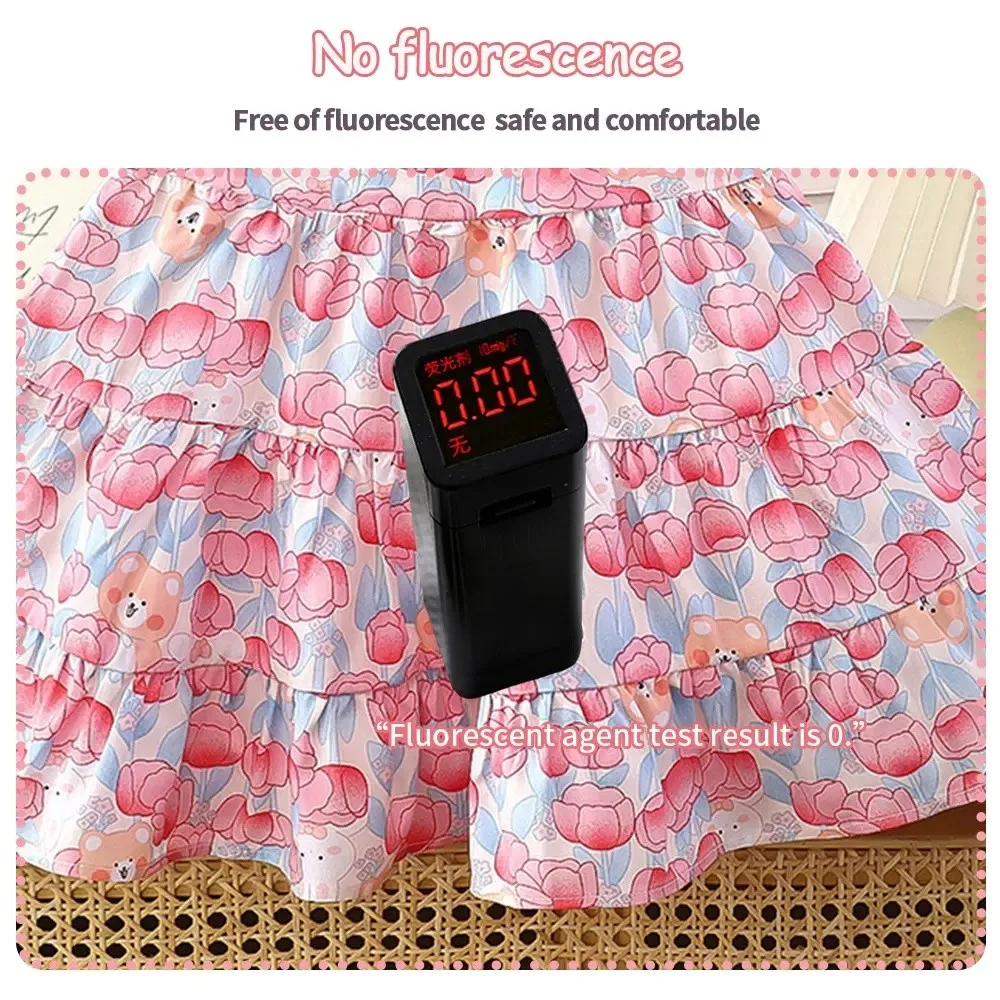 Trend Graffiti Printed Girls Summer Dresses Sweet Floral Cool Vest Dresses A-line Skirt Clothing