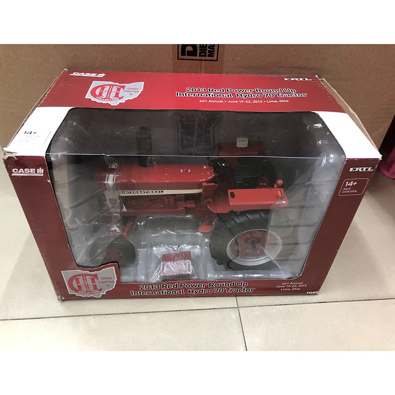 ERTL Diecast 1:16 Scale Hydro 70 Tractor Red Alloy Agricultural Machinery Model 16231A Collection Souvenir Display Holiday Gift