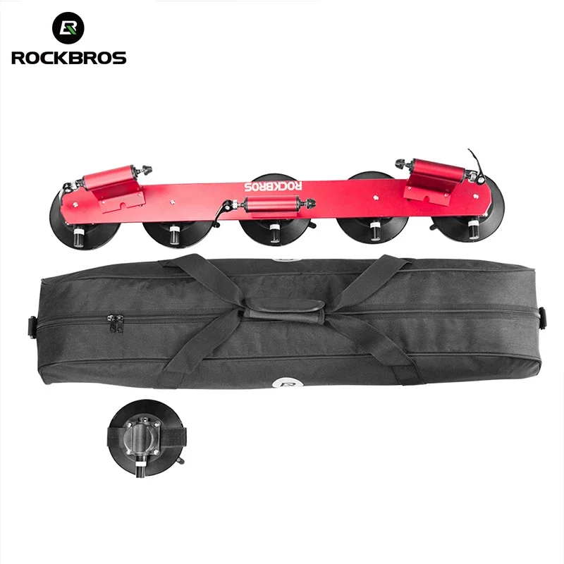 ROCKBROS Storage Bag for Bike Carrier Aluminum Car Roof Bicycle Suction Cup Rack with PVC Package