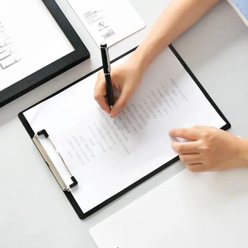 

With Low Profile Gold Clip A4 A5 A6 File Folder Writing Sheet Pad Writing Tablet Writing Clipboard Writing Pad Document Folder