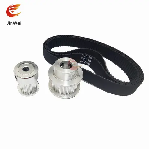 40T 20Teeth Belt Width 10mm 2GT Timing Belt Pulley Set Tensioning Wheel Bore 3~12mm Reduction 2:1GT2 Synchronous Pulley Belt Kit 10 best sales belt tensioner pulley - №6
