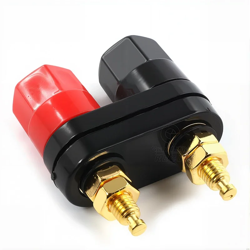 Terminals Connector Banana Plugs Couple Amplifier Binding Post Speaker Jack
