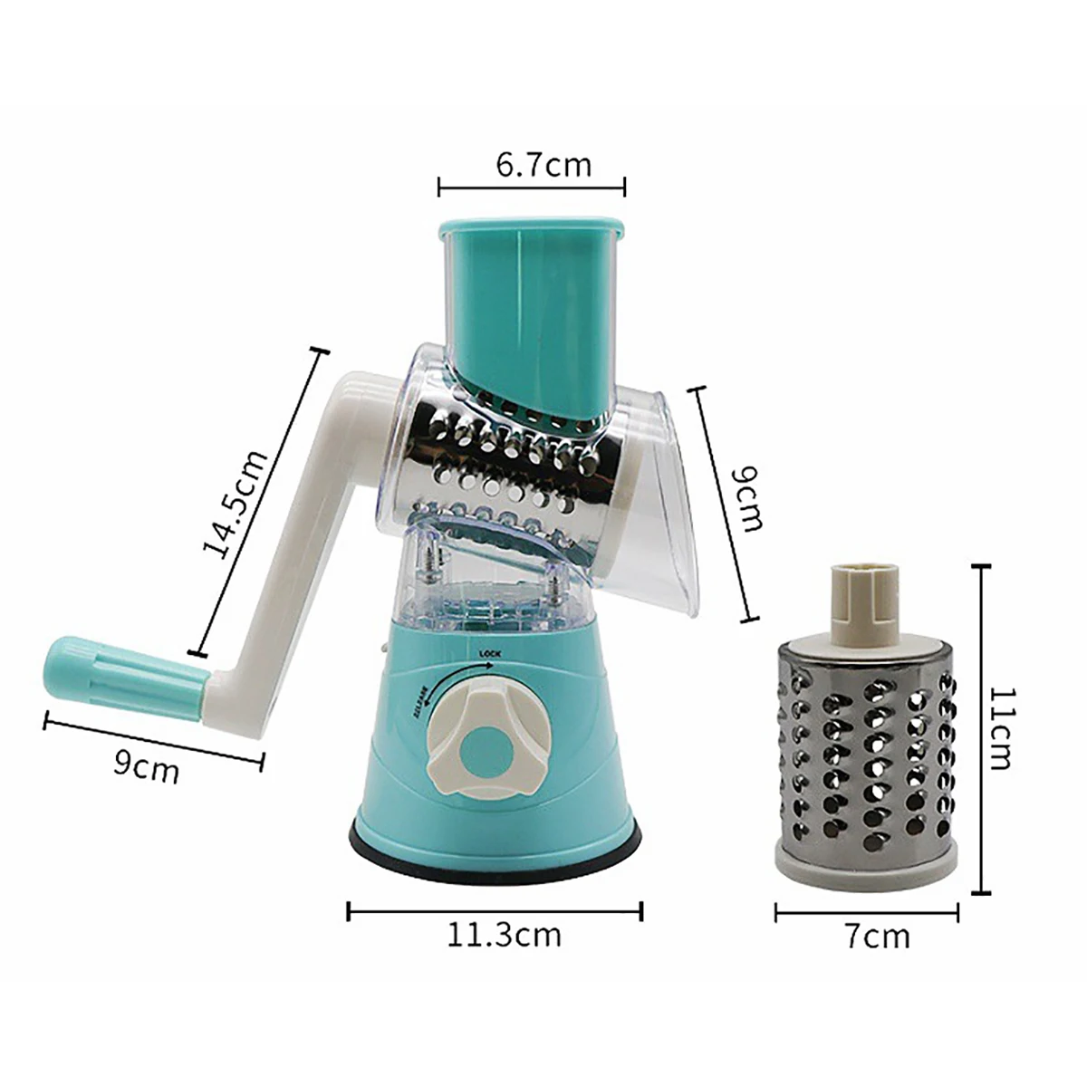 3-Drum Vegetable Slicer 6