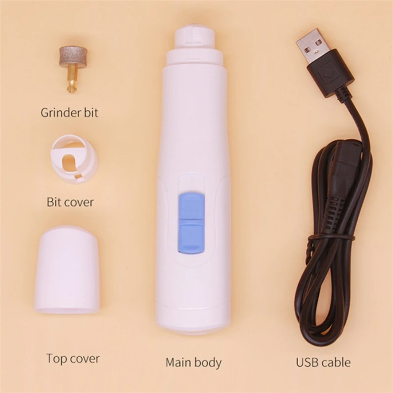 USMILEPET Hot Selling ABS Pet Nail Grinder Multiple Waysof Grinding Dogs Nail Grinder High Speed for All Sized Pets