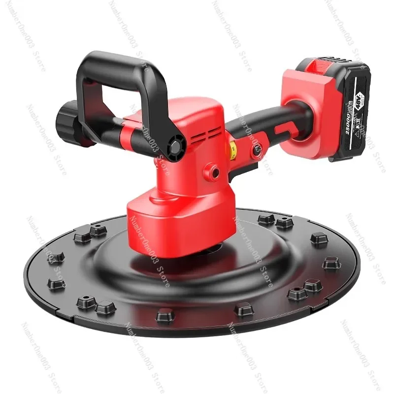 Lithium Battery Rechargeable Cement Mortar Receiver, Handheld Powder Wall Artifact Plaster, Wall Floor Polishing Machine