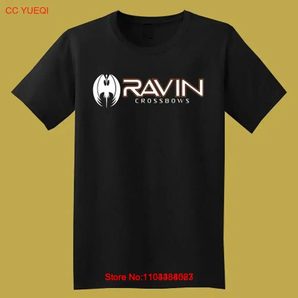 Ravin Crossbow Archery Bow Logo Men's Black T-Shirt Size S to 5XL