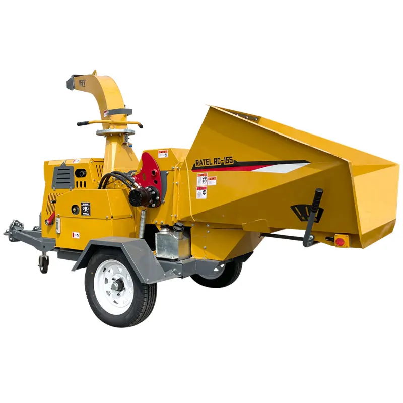 Poderoso motor madeira Chipper para trator