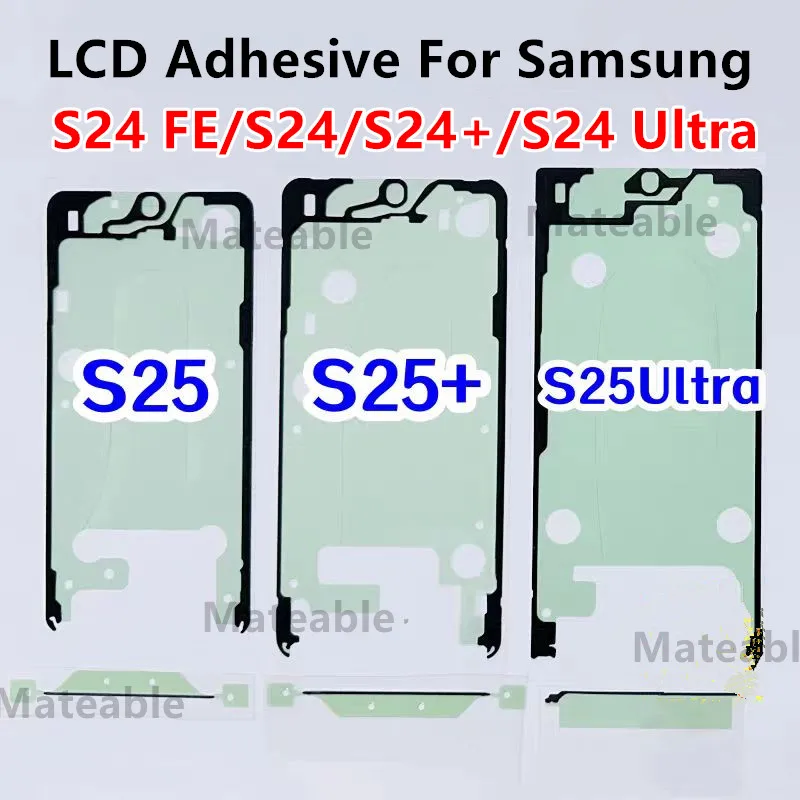 S25U S24U S25+ S24+ S25 For Samsung Galaxy S25 Ultra S24 Plus FE LCD Screen Adhesive Sticker Glue Waterproof Double Tape