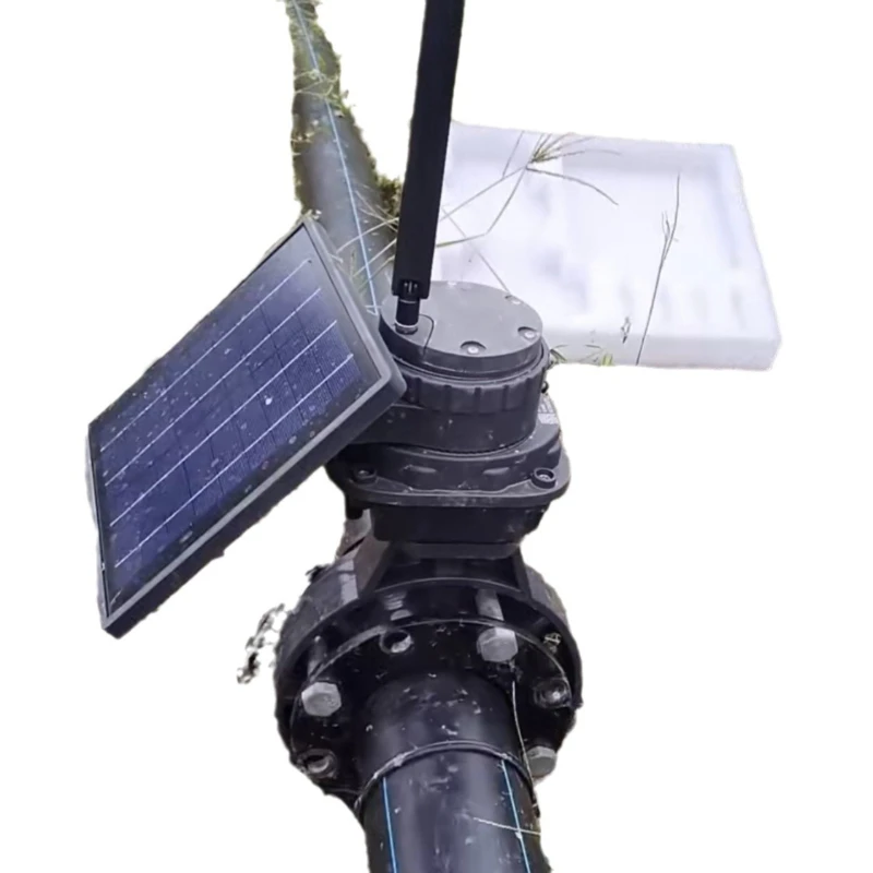 

Solar smart valve, mobile phone remote control electric ball valve