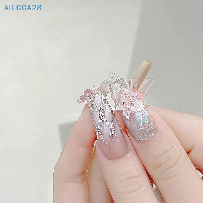 20pcs 3D Resin Nail Charms Mixed Color Butterfly Nail Parts Accessories Kawaii DIY Nail Art Decoration For Women image 5