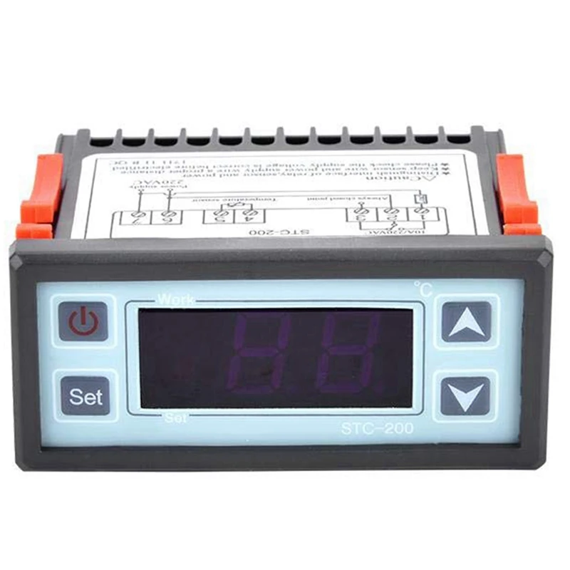 

3X STC-200 Digital Thermostat Temperature Controller Microcomputer Refrigeration Heating Controller AC220V