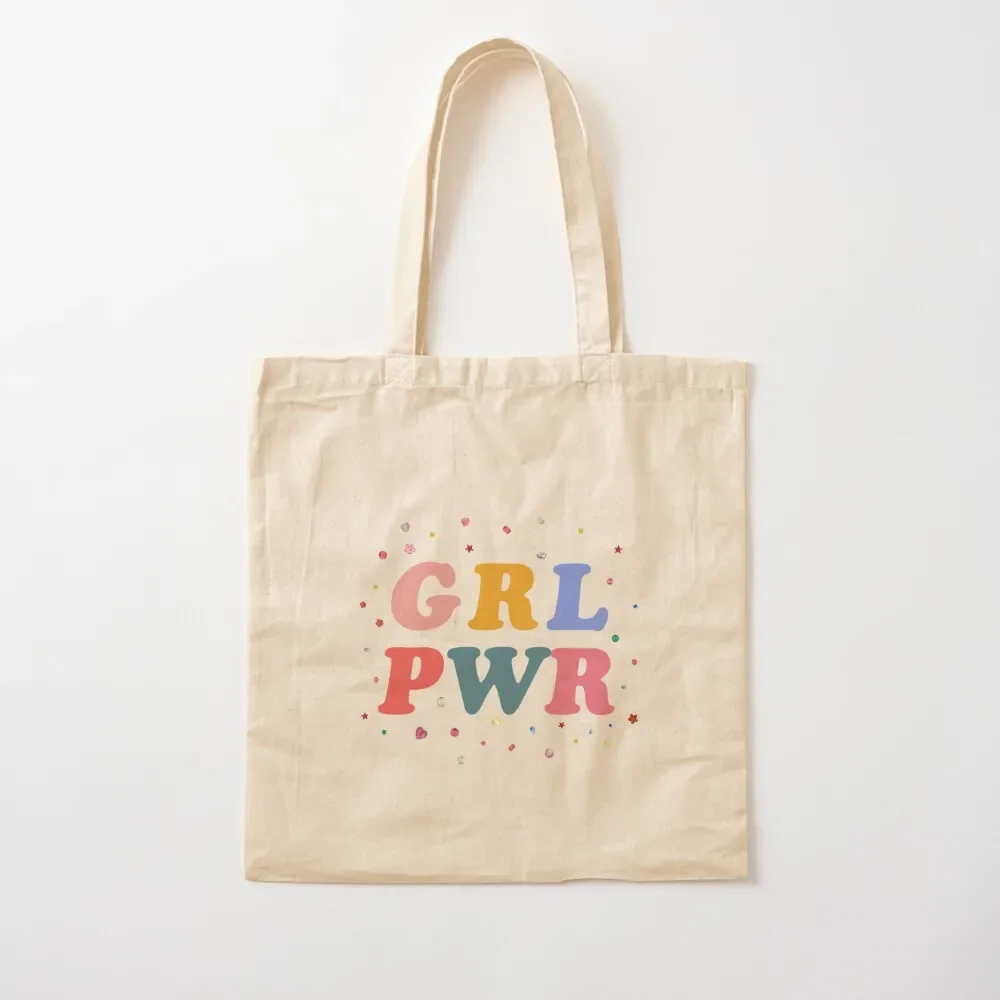 

girl power Tote Bag university shopper bag shoping bag hand