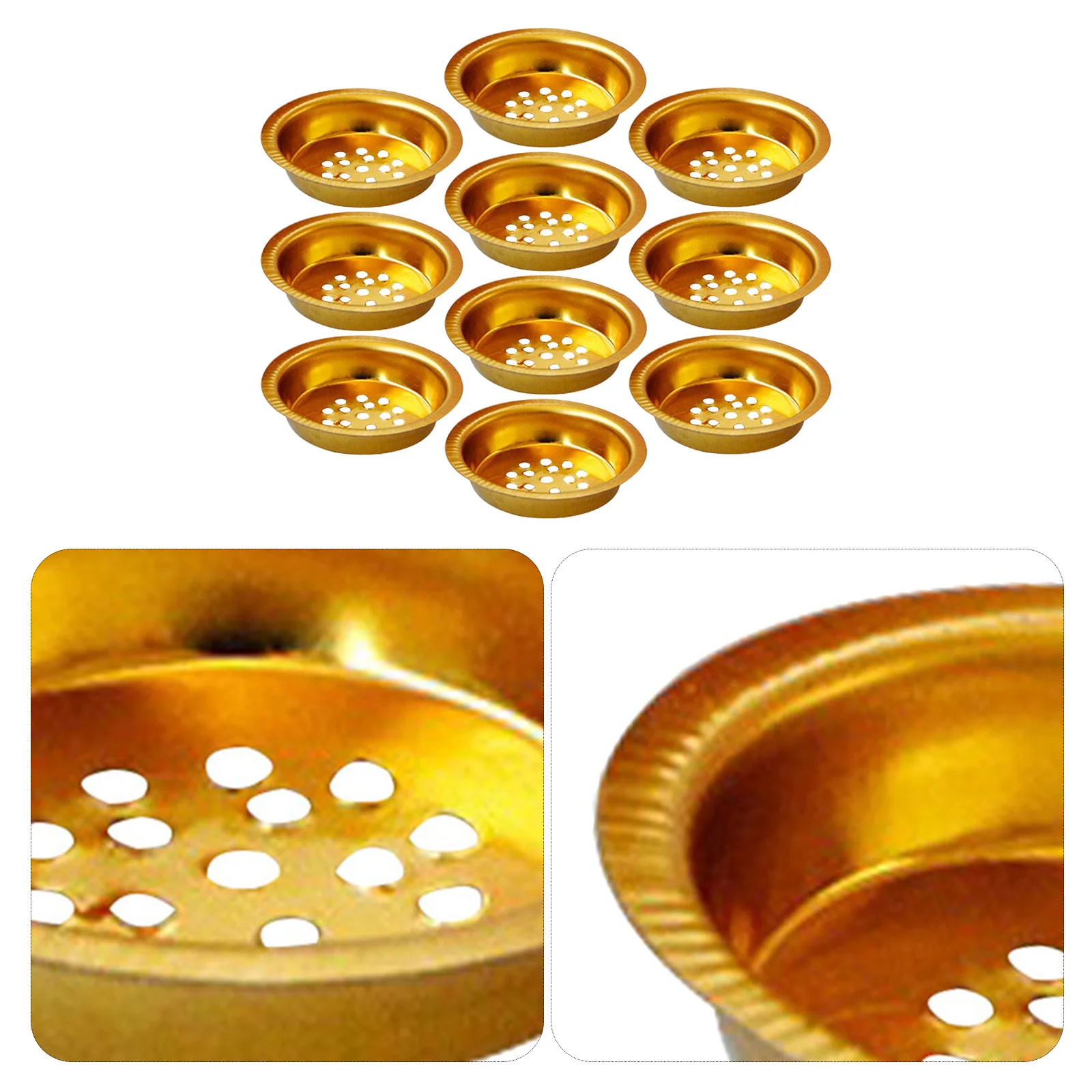 10 قطعة ملحقات مبخرة صينية معدنية مستديرة صغيرة لموقد الفحم غير عصا مقاومة للحرارة الروائح ديكور المنزل استخدام #6