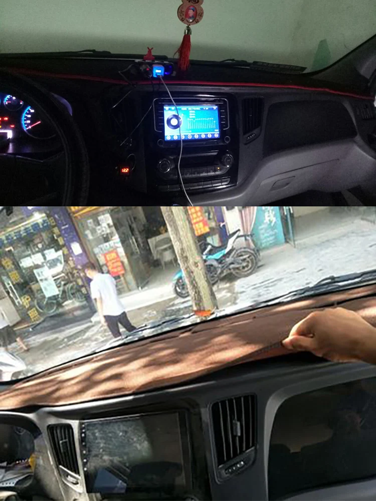 For Foton Toano Car-Styling Dashmat Dashboard Cover Instrument Panel Sunscreen Protective Pad Dash Mat Ornaments