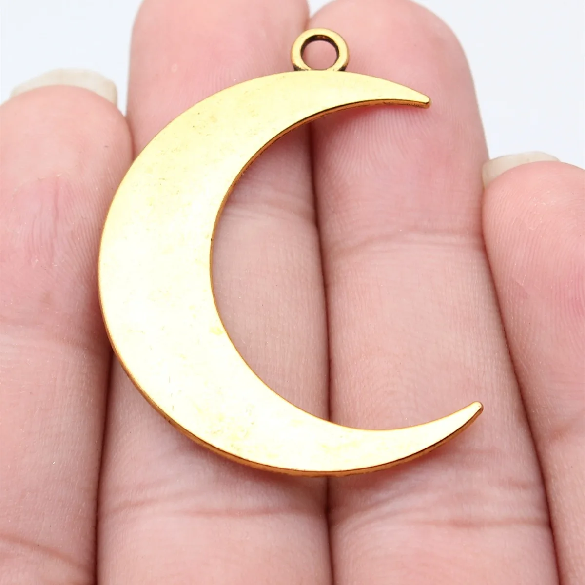 4pcs Crescent Moon Charms for DIY Jewellery Making