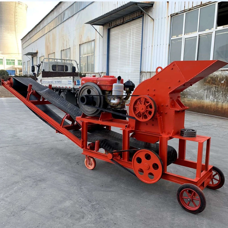 Pc 200*300 Model Mobile Diesel Hammer Crusher
