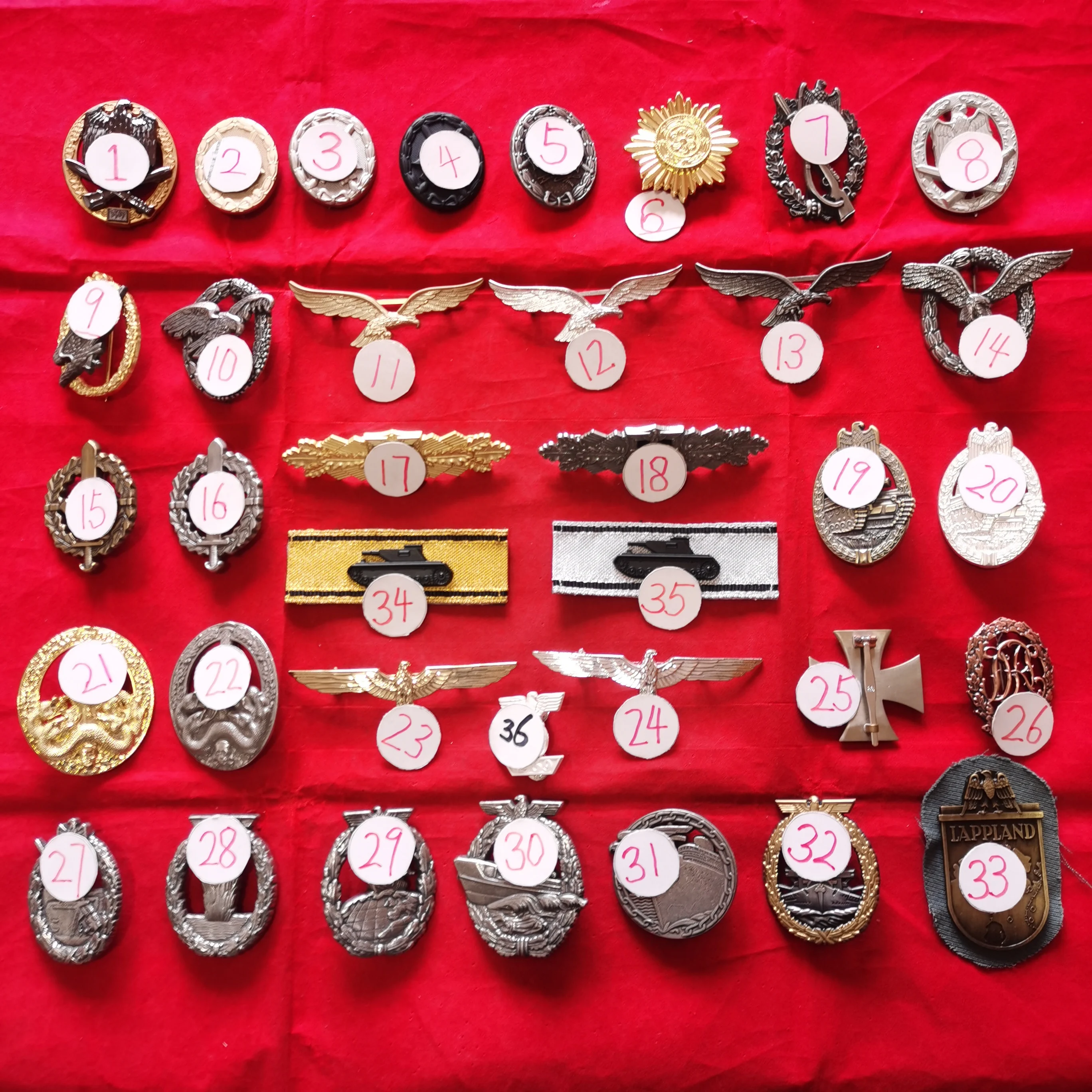 White Badges Soviet Medal Commemorative Pins Prussian Metal Clothing COS Chapter Imperfect Items Stock Available