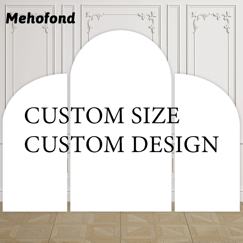 Mehofond Custom Backdrop Arch Cover Baby Shower Birthday Wedding Double Sided Festival Party Decor Background for Photography