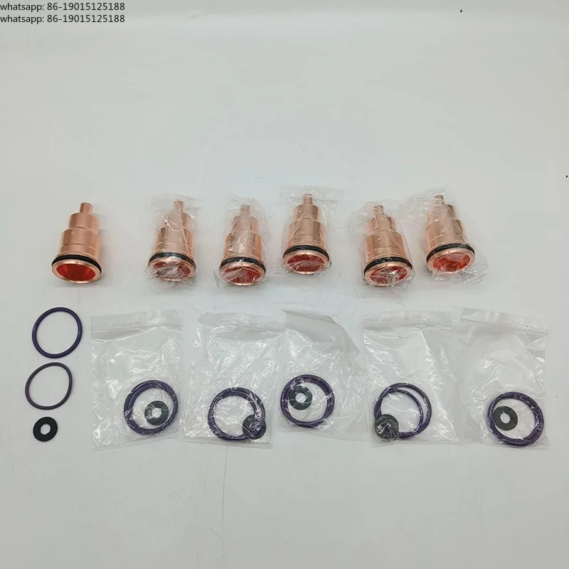 6 sets of truck fuel injector sleeve spare parts fuel injector bracket maintenance kit 21351717