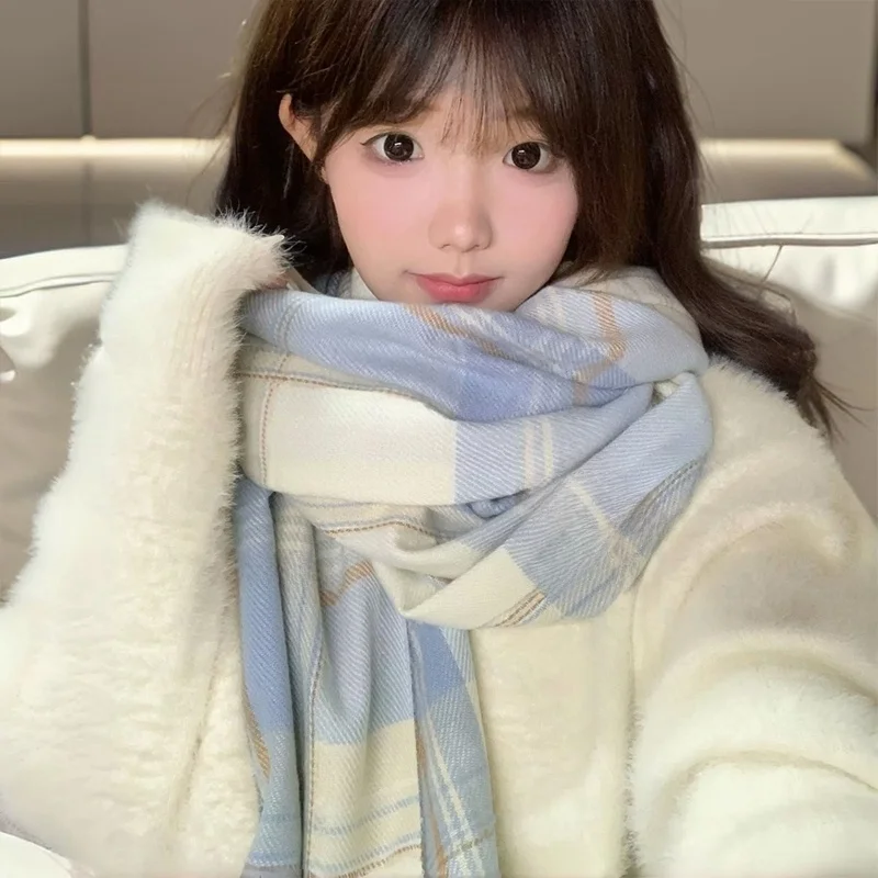 bufanda-a-cuadros-viney-para-mujer-nueva-coleccion-de-invierno-calida-y-bonita-calentador-de-cuello-para-estudiantes-chal-de-hombro-de-alta-gama-con-estilo-coreano-poliester