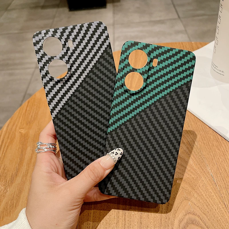 Carbon Fiber Case For Xiaomi Poco X7 Pro Ultra Thin Hard PC Shell Poco X6 X6 Pro Anti Fingerprint Back Protection Fundas Poco X7