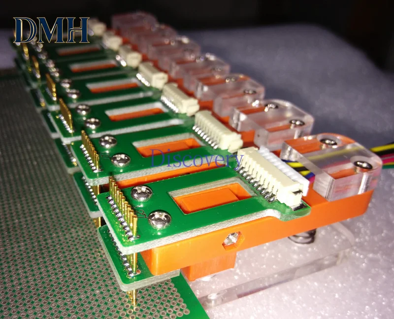 Test Stand PCB Clamp Fixture Probe Download Program Burning 2.54 2.0 1.27 With Wire 30cm Single Row