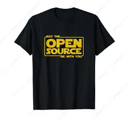 May Open Source Programming Funny DevOps Software Linux Java T-Shirt