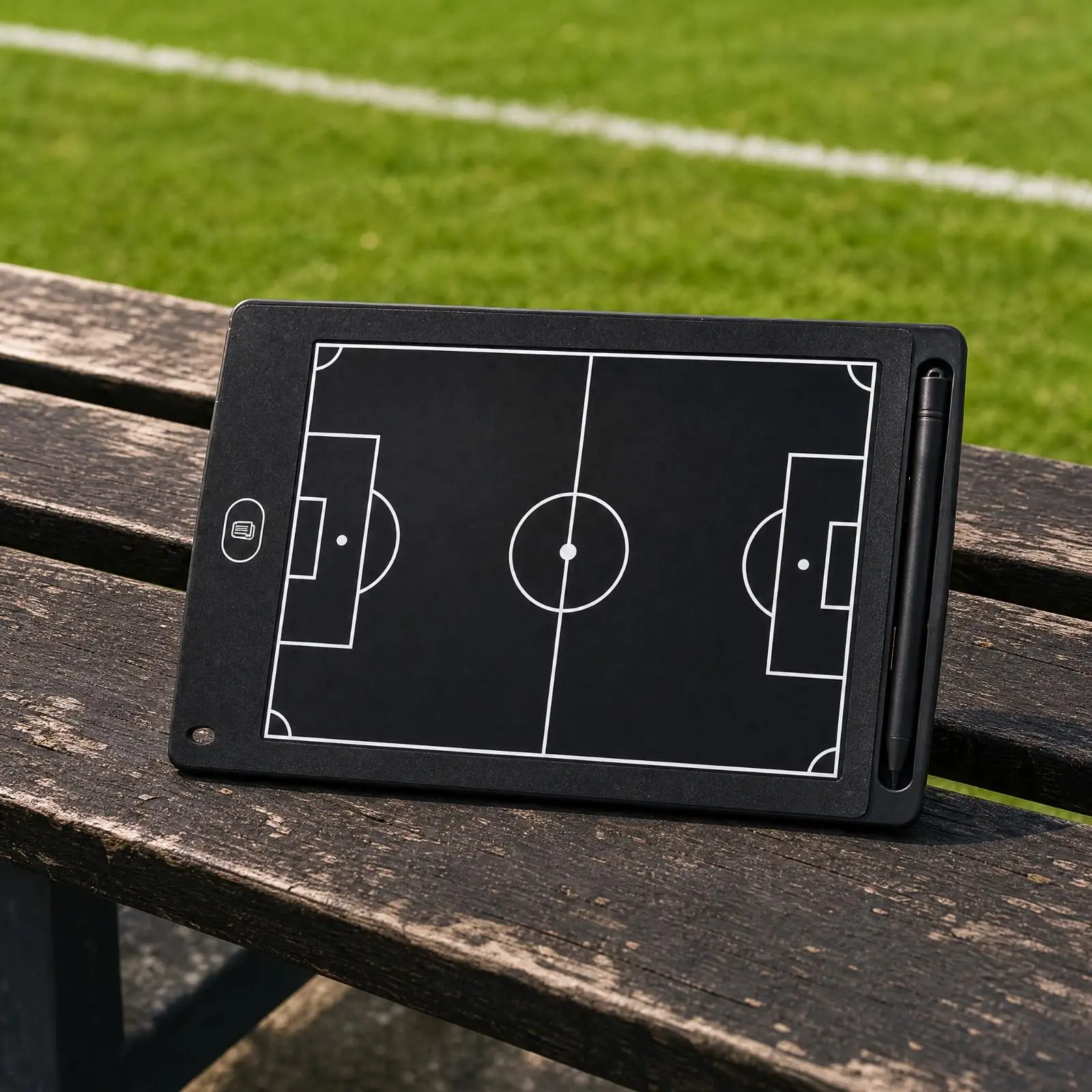 Portable Soccer Strategy Board ABS Shell Reusable Football Coach Drawing Tablet for Match Day Game Planning