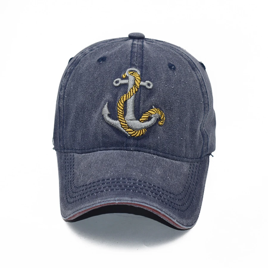 Hats for women, trendy European and American fashion, washed and worn cotton baseball caps, young men's and women's street sun p