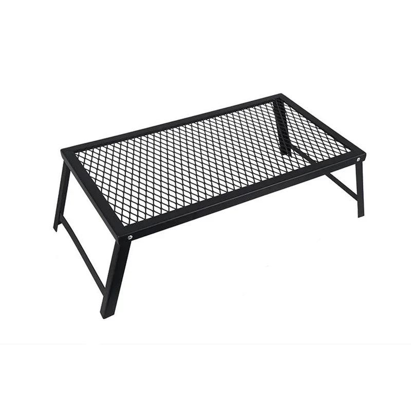 Portable Patio Garden Camping Table Side Mesh Grill Barbecue Outdoor Table Folding Picnic Mesa Dobravel Camping Garden Furniture