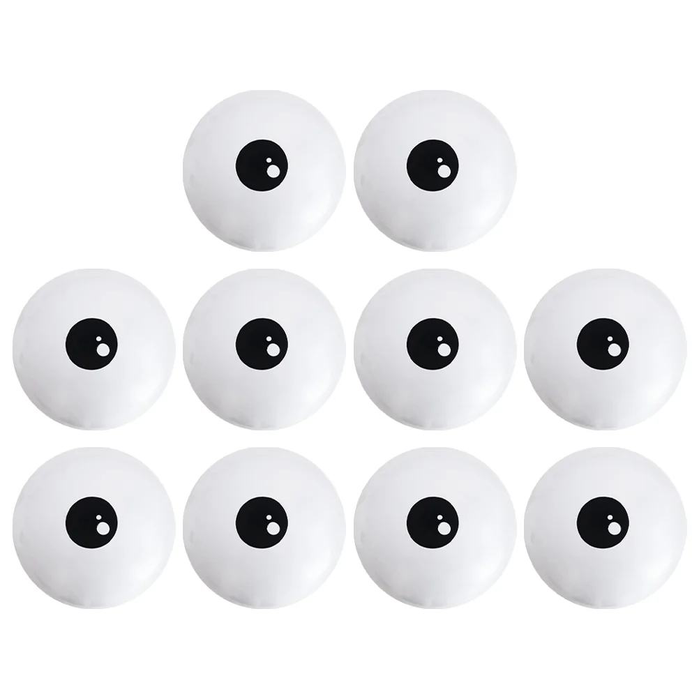 

10 Pcs Inflatable Christmas Decorations Eyeball Balloon Halloween Party Sticker Big Balloons Large Bride