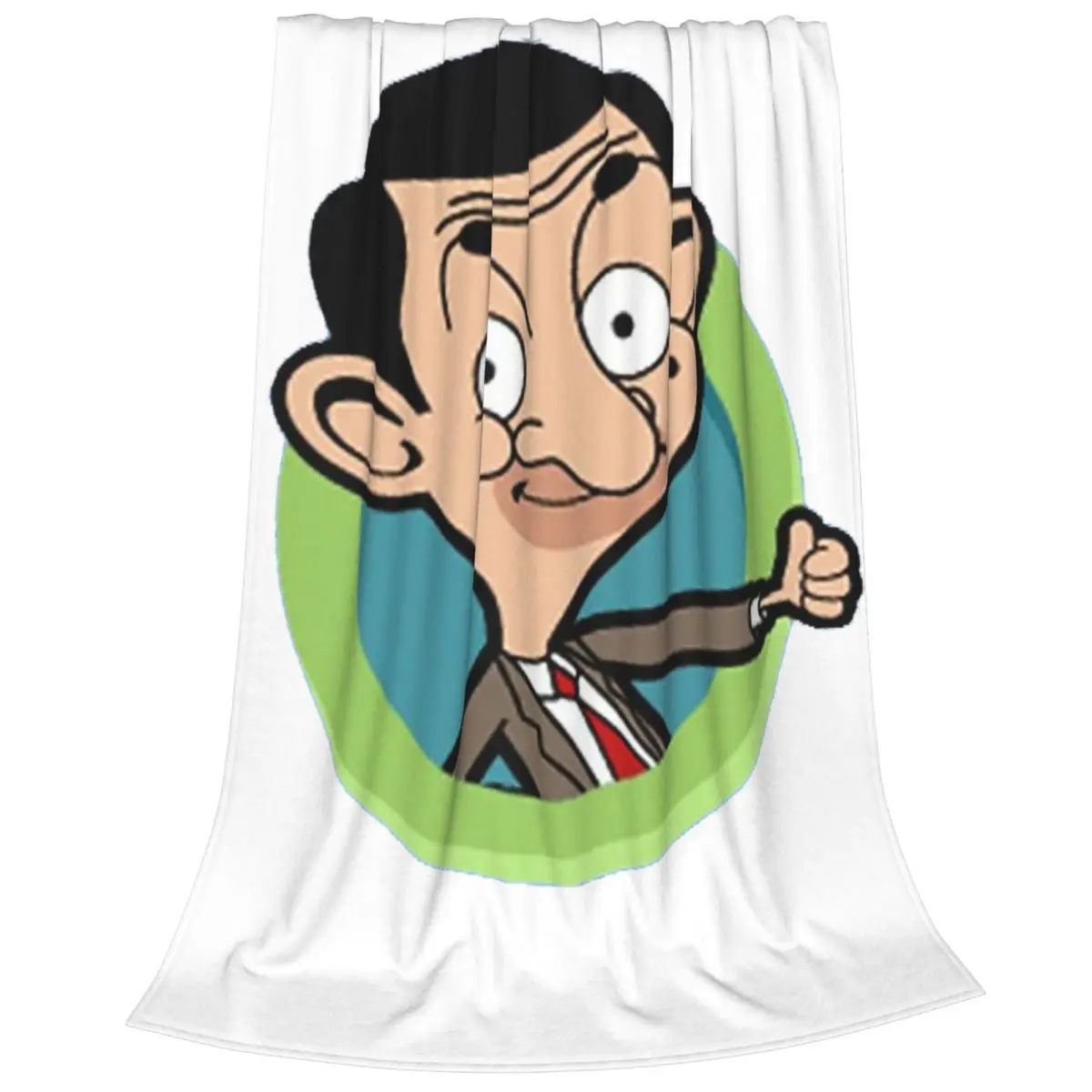 Mr Bean Blankets Flannel Lightweight Sofa Throw Blankets For Home Bedroom Outdoor Throws Bedspread Quilt