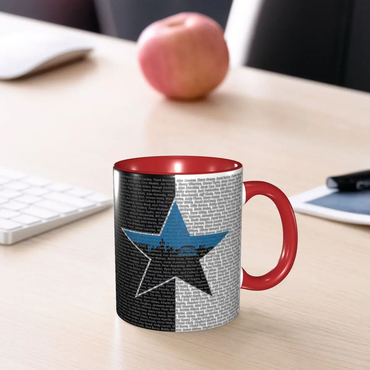 New 2023 Every NUFC Player EVER Mug Funny Ceramic Coffee Cups Tea Mugs Milk Cup Drinkware Gift for Friends