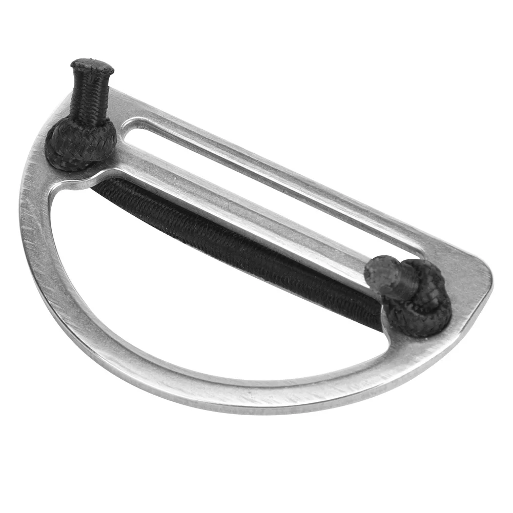 حزام الغوص على شكل حرف D مشبك 316 من الفولاذ المقاوم للصدأ خفيف الوزن وحزام حارس ملحقات الغوص